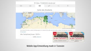 Mobile App-Entwicklung made in Tunesien
 