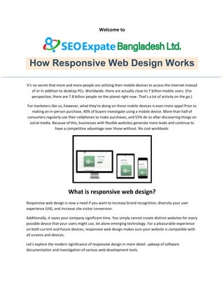 Responsive Website Design | PDF | Web Development | Internet