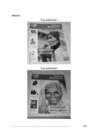 159La cara positiva de las mujeres de otras culturas: un análisis multimodal de dos portadas
Anexos
Texto multimodal 1
Texto multimodal 2
 