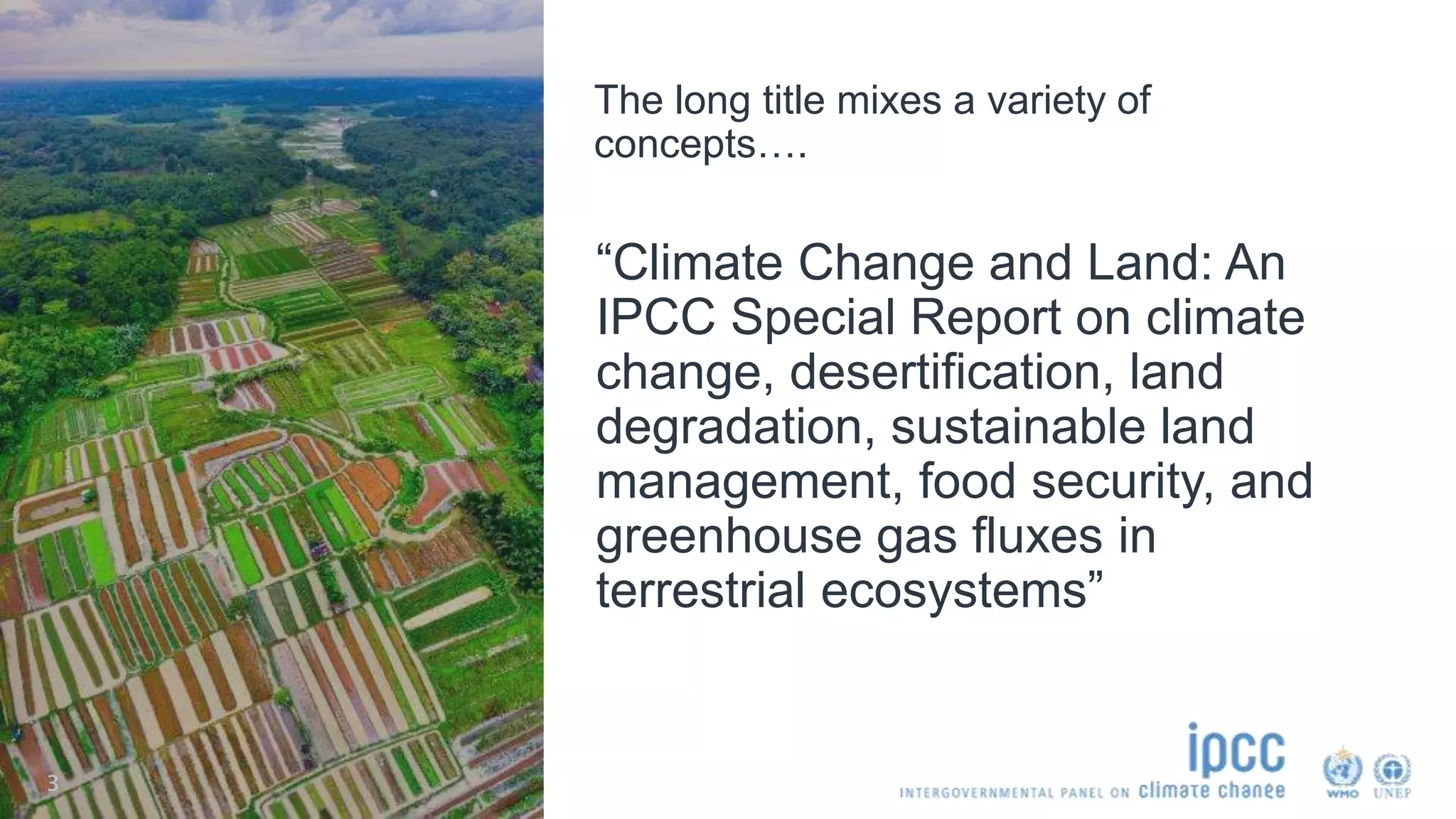 Climate Change and Land | PDF