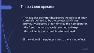 Pointers in c++ | PPTX