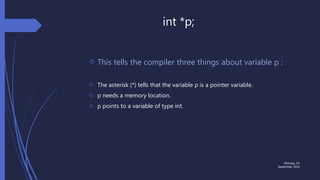 Pointers in c++ | PPTX