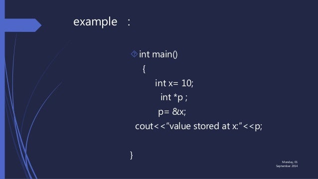 Pointers in c++