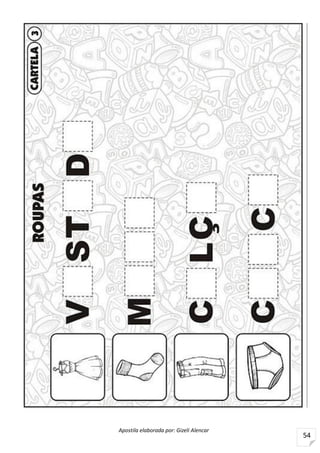 Apostila elaborada por: Gizeli Alencar
54
 
