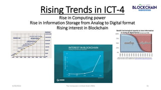 Rising Trends in ICT-4
Rise in Computing power
Rise in Information Storage from Analog to Digital format
Rising interest i...