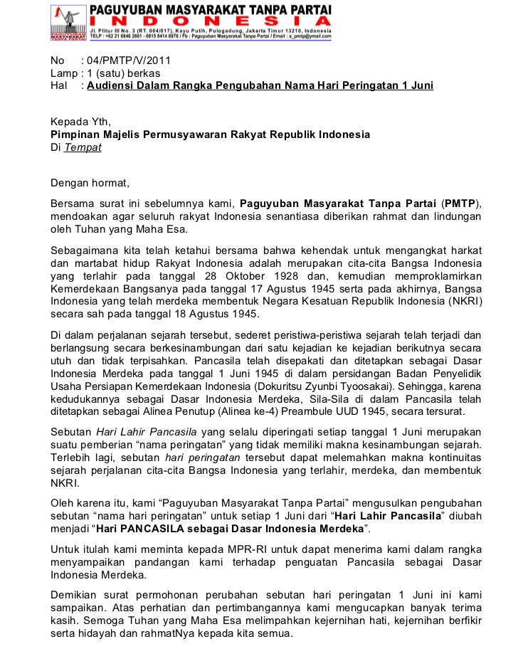 Press Release 1 Juni Adalah Hari Pancasila Ditetapkan