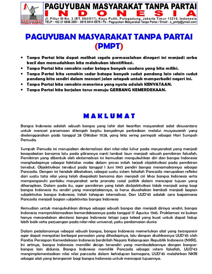 Press Release : 1 Juni Adalah Hari Pancasila Ditetapkan ...