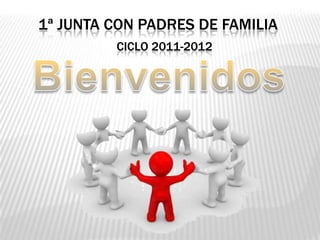 1ª junta con padres de familia Ciclo 2011-2012 Bienvenidos 