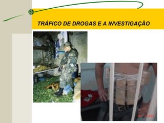 TRÁFICO DE DROGAS E A INVESTIGAÇÃO
 