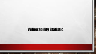 Vulnerability Statistic
 