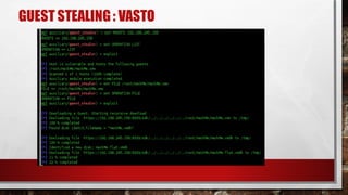 GUEST STEALING: VASTO
 
