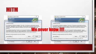 MITM
We never know !!!!
 