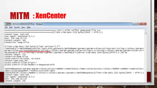 MITM : XenCenter
 