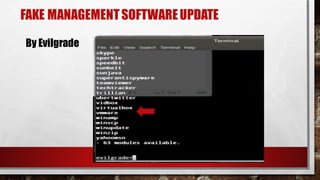 FAKE MANAGEMENTSOFTWAREUPDATE
By Evilgrade
 