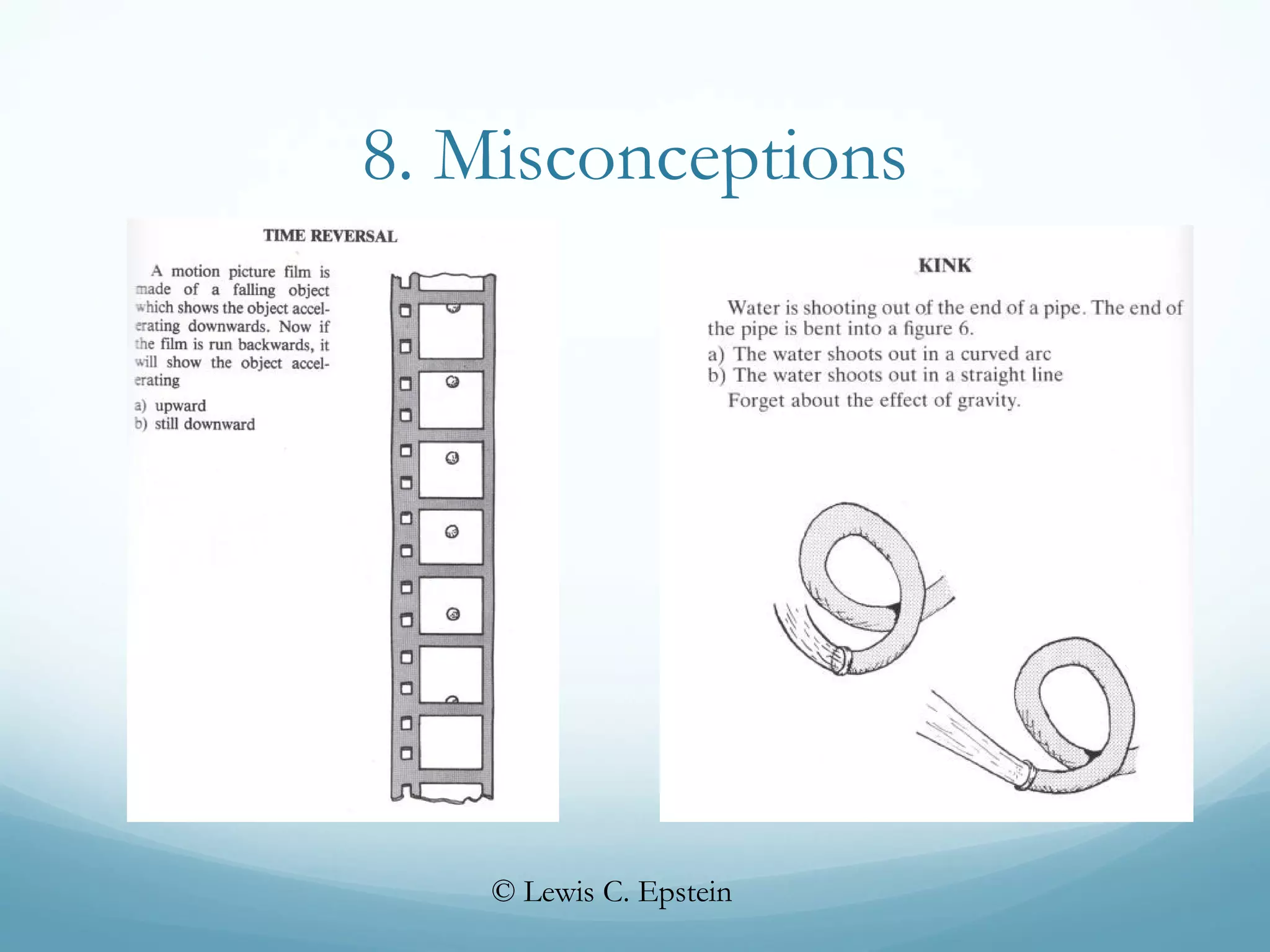 8. Misconceptions
© Lewis C. Epstein
 