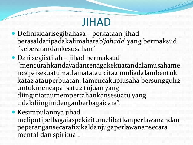 1 Konsep Ilmu Ijtihad Jihad Dalam Islam
