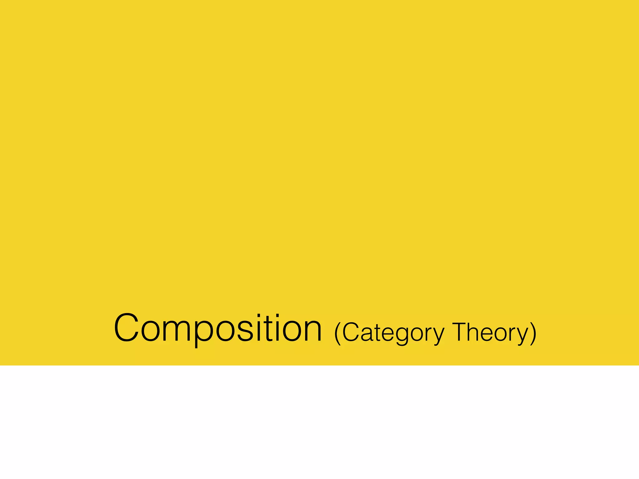Composition (Category Theory)
 