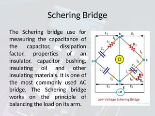 Measurement and instrumentation AC bridges | PPTX