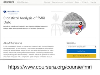 https://www.coursera.org/course/fmri
 