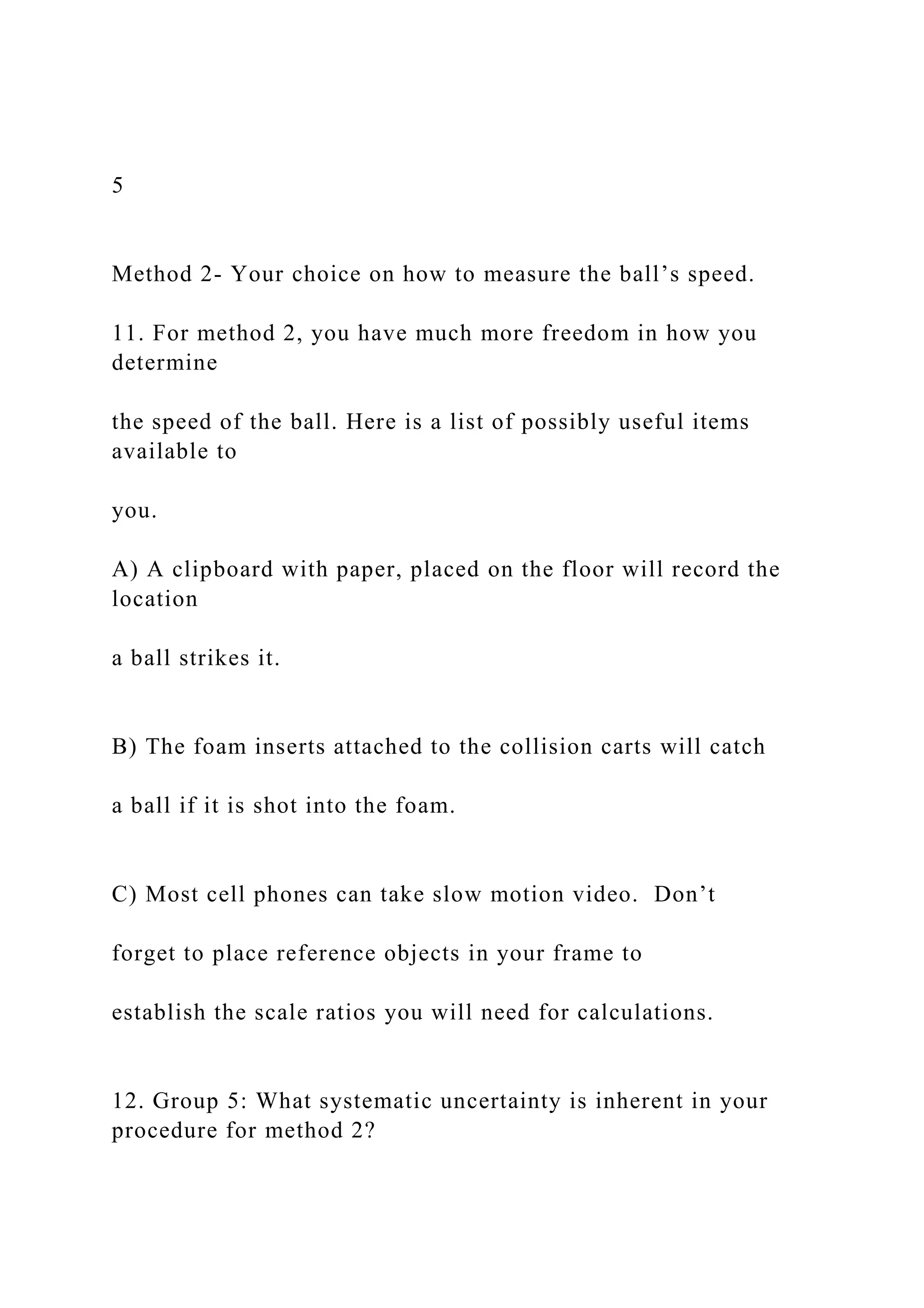 1 Lab 8 -Ballistic Pendulum Since you will be desig.docx