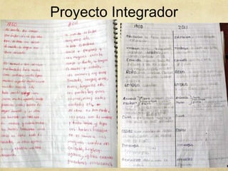 Proyecto Integrador
 