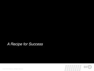 A Recipe for Success




© 2012 BP3 Global Inc. All Rights Reserved.
 