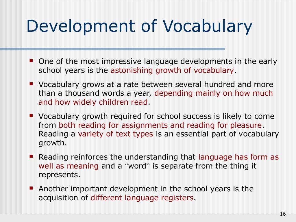 Language Learning in Early Childhood