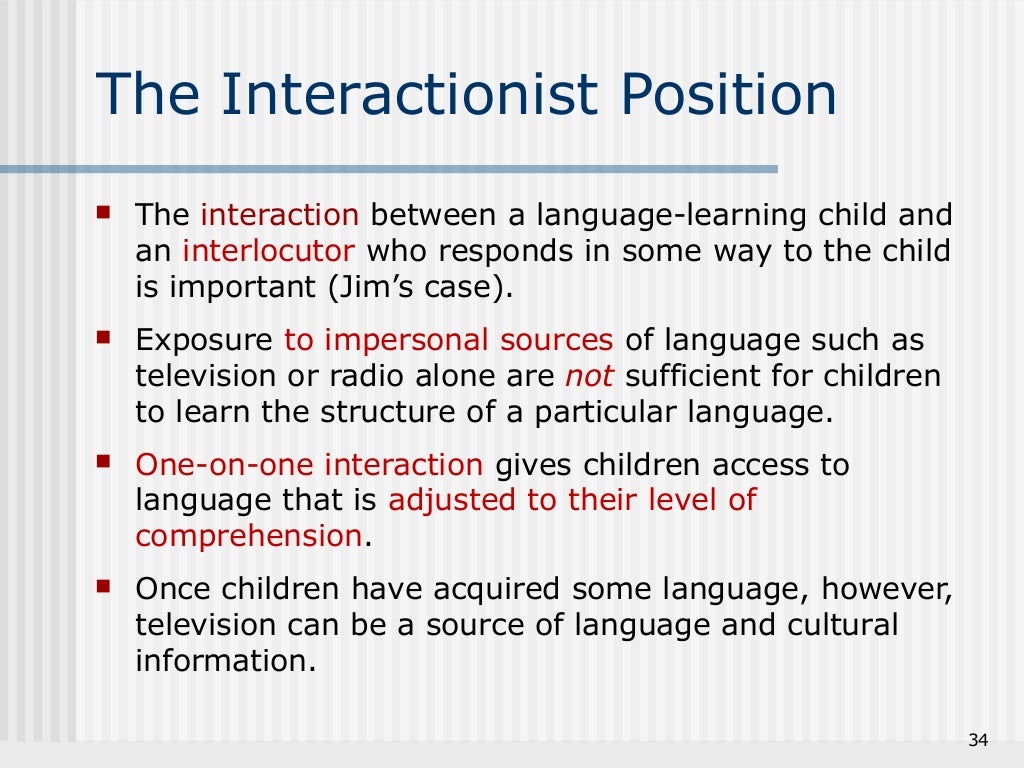 Language Learning in Early Childhood