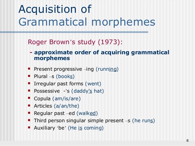 1 learning a first language new brown s morphemes chart