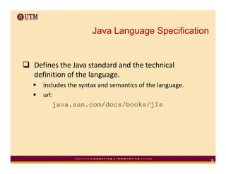 Introduction to Java Programming Language | PPT