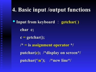 1_Lecture 1 ABC of C programming.ppt. great resource | PPT