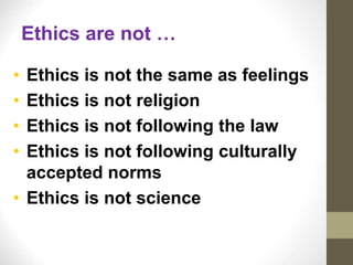 Not Ethical Add medical ethics and deontology.ppt