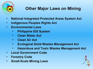 Mining Rights Act Leo Jasareno presentation at Conference on Mining's Impact on ...