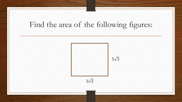 1 lesson 5.1 applications of radicals