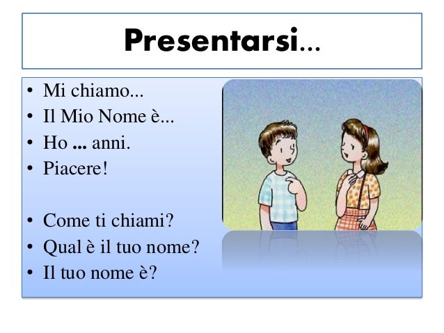 Come Si Dice In Inglese Come Ti Chiami