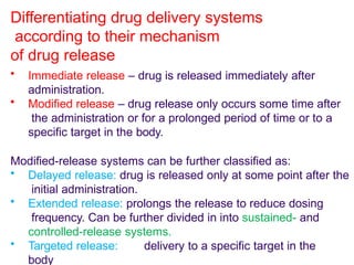 Comprehensive Overview of Drug Delivery Systems and Release Kinetics | PPTX