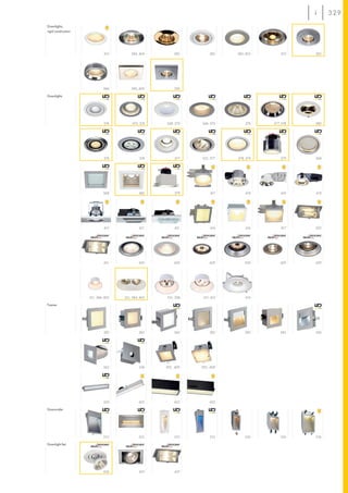 329
Downlights,
rigid construction




                              415        384, 404         385         385    385, 405       410    385




                              384        390, 409         390

Downlights




                              376        370, 374    348, 370    348, 370        378    377, 378   380




                              376             374         377    332, 377    378, 379       379    368




                              368             380         379         417        419        419    419




                              415             421         421         416        416        417    420




                              431             430         430         429        429        429    429




                     351, 384, 405   351, 384, 405   351, 398     351, 410       410

Frames




                              382             383         360         382        382        383    360




                              362             358    392, ,409   392, ,409




                              359             422         422         422

Downunder




                              355             355         355         355        356        356    356

Downlight-Set




                              436             437         437
 