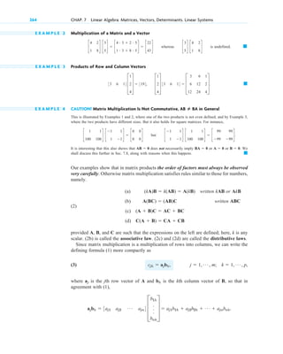 1 linear algebra matrices | PDF