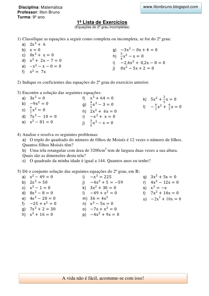 Plano de aula sobre resolução de problemas