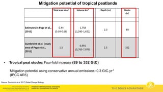 Soils Advantage: Soil Carbon Benefits - Louis Verchot, CIAT/WLE