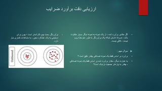 ‫ضرایب‬ ‫برآورد‬ ‫دقت‬ ‫ارزیابی‬
•
‫است‬ ‫کارآمدتر‬ ‫چپ‬ ‫سمت‬ ‫برآوردگر‬
‫؛‬
‫چون‬
‫برای‬
‫کمتری‬ ‫مشاهدات‬ ‫به‬ ، ‫معین‬ ‫عملکرد‬ ‫یک‬ ‫به‬ ‫دستیابی‬
‫نیاز‬
‫دارد‬
.
•
‫اگر‬
‫شده‬ ‫برآورد‬ ‫مقادیر‬
،
‫مت‬ ‫بسیار‬ ‫دیگر‬ ‫نمونه‬ ‫به‬ ‫نمونه‬ ‫یک‬ ‫از‬
‫فاوت‬
‫​اری‬​ ‫متوسط‬ ‫طور‬ ‫به‬ ‫برآوردگر‬ ‫یک‬ ‫اینکه‬ ‫دانستن‬ ‫صرفا‬ ، ‫باشد‬
‫ب‬
‫نیست‬ ‫کافی‬ ، ‫نیست‬
.

‫مهم‬ ‫سوال‬
:
•
‫؟‬ ‫است‬ ‫دقیق‬ ‫چقدر‬ ‫تصادفی‬ ‫نمونه‬ ‫یک‬ ‫فقط‬ ‫اساس‬ ‫بر‬ ‫برآورد‬
•
‫دیگر‬ ‫عبارت‬ ‫به‬
،
‫تص‬ ‫نمونه‬ ‫یک‬ ‫فقط‬ ‫اساس‬ ‫بر‬ ‫شده‬ ‫برآورد‬ ‫مقدار‬
‫ادفی‬
،
‫است؟‬ ‫نزدیک‬ ‫جمعیت‬ ‫پارامتر‬ ‫به‬ ‫چقدر‬
 