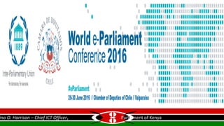 World e-Parliament Confernce 2016
28th – 30th 2016
Co-organized by Inter-Parliamentary Union
and the Chambers of Deputies ...