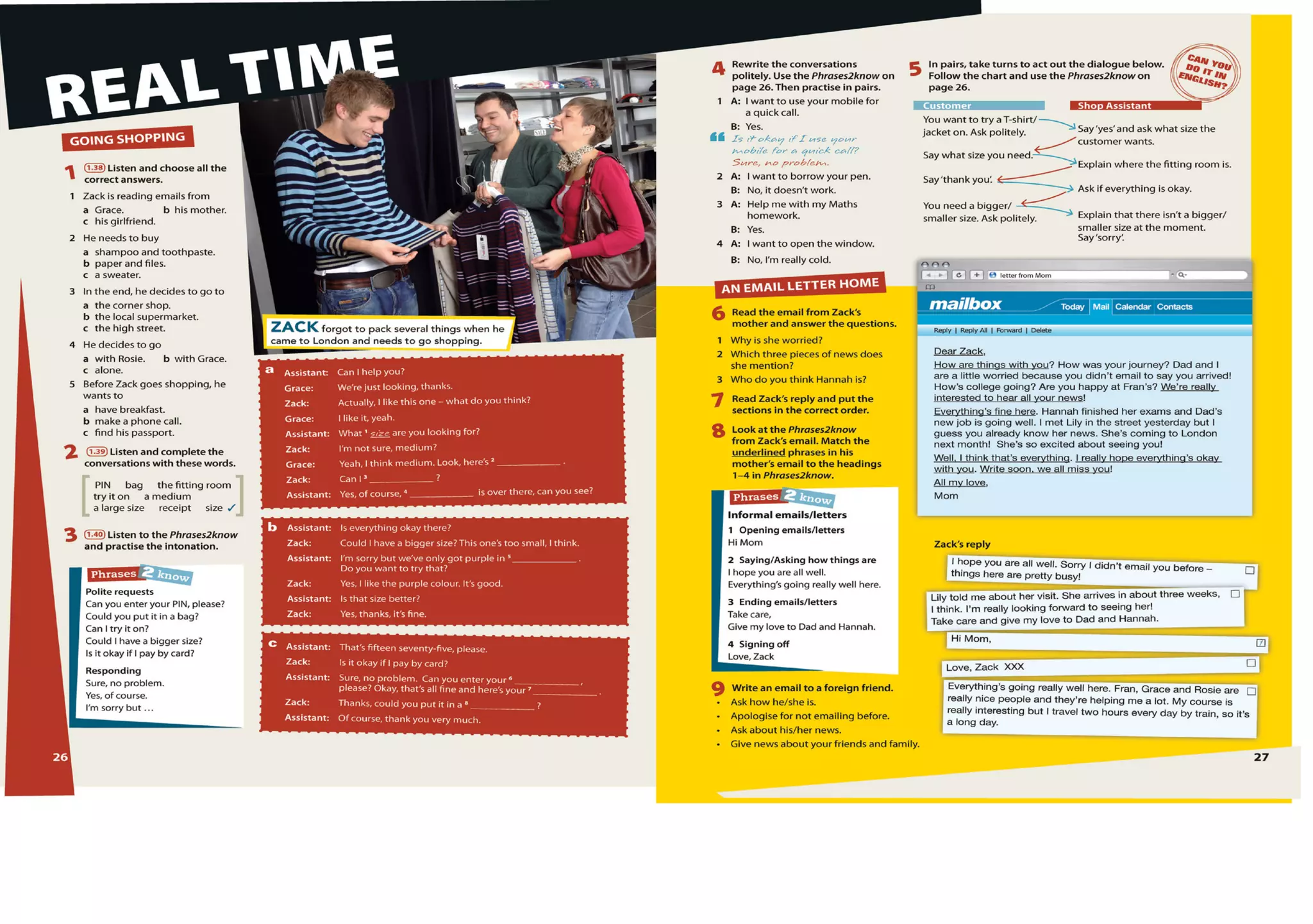 Real life pre intermediate student's book