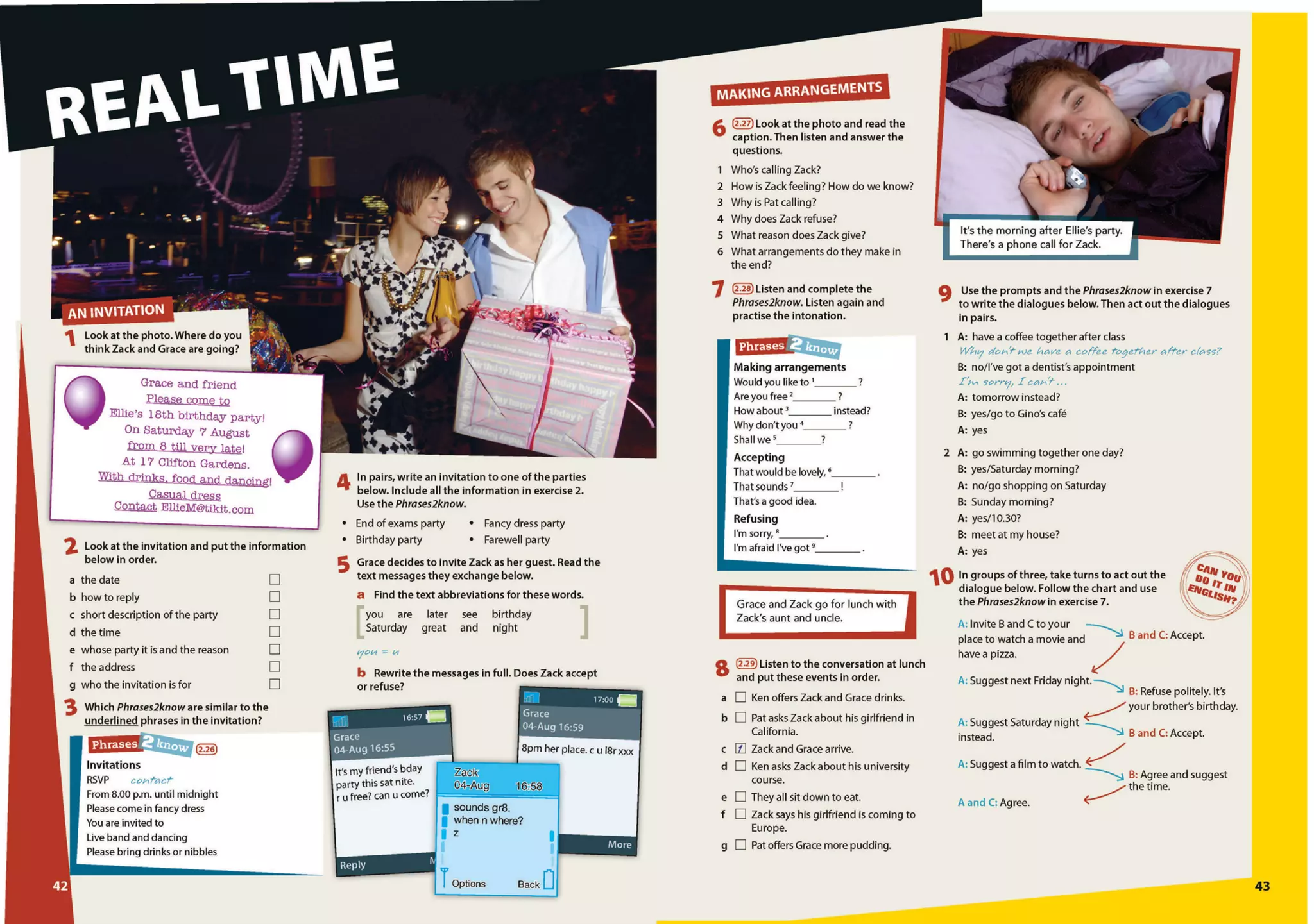 Real life pre intermediate student's book