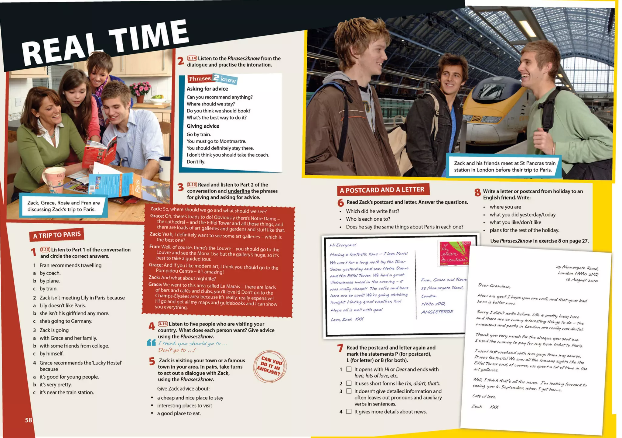 Real life pre intermediate student's book