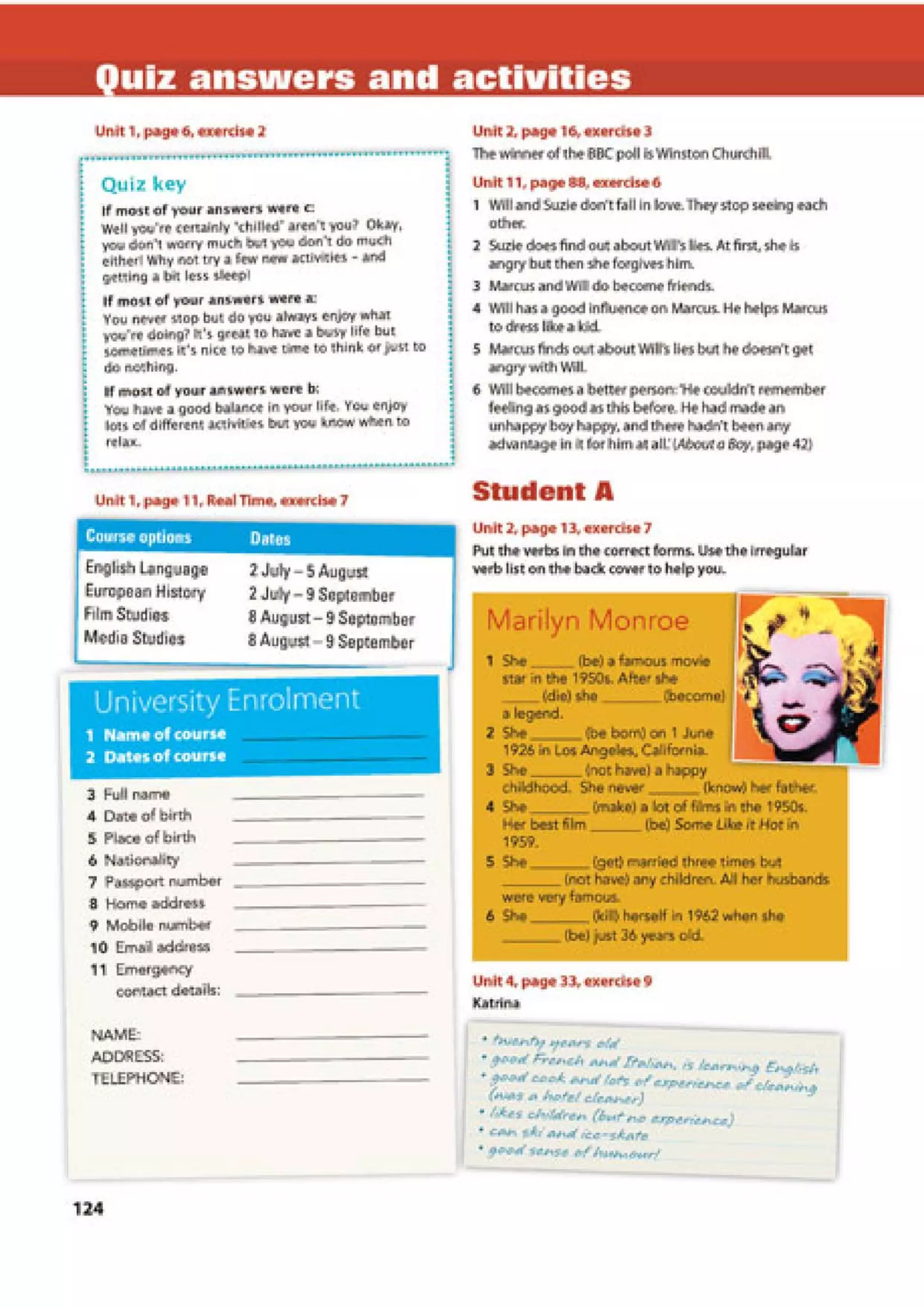 Real life pre intermediate student's book