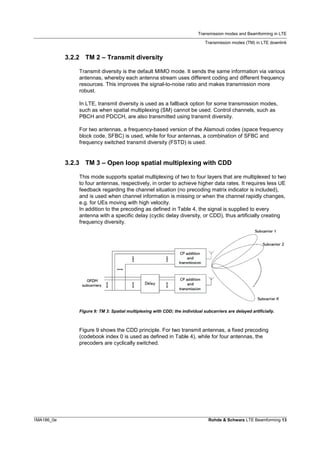 LTE Transmission Modes and BeamForming | PDF