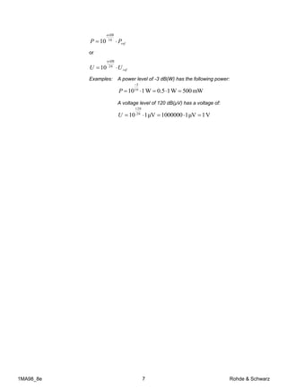 86 Db Example dB or not dB? Everything you ever wanted to know about decibels but ...
