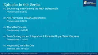 Structuring and Planning the M&A Transaction | PDF