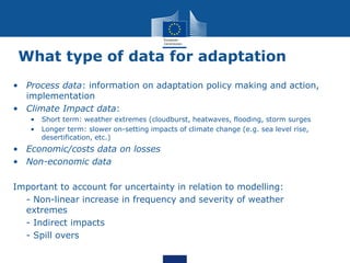 Role of data in Climate Change Adaptation - Maddalena Dali, DG CLIMA | PDF